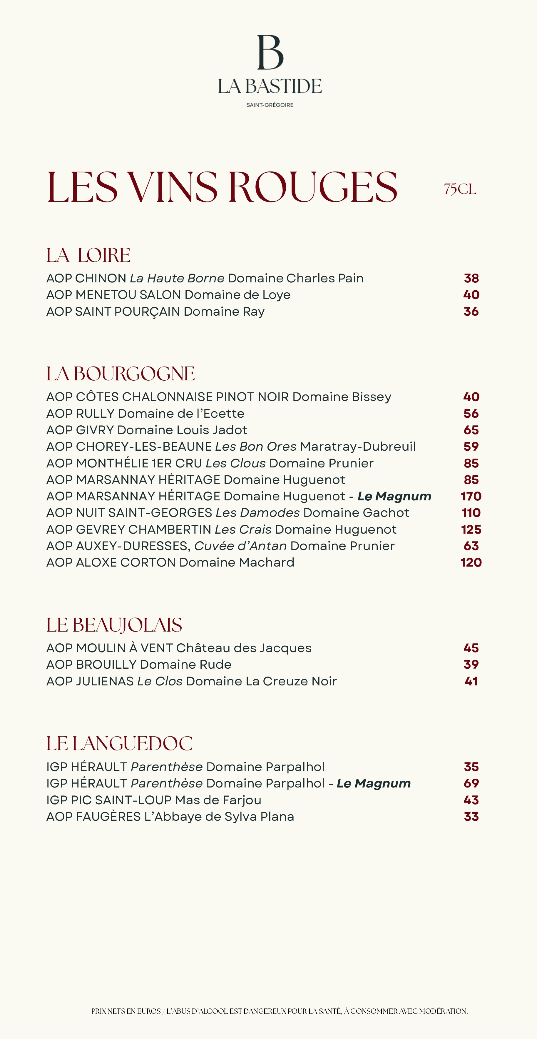 restaurant haut de gamme saint gregoire