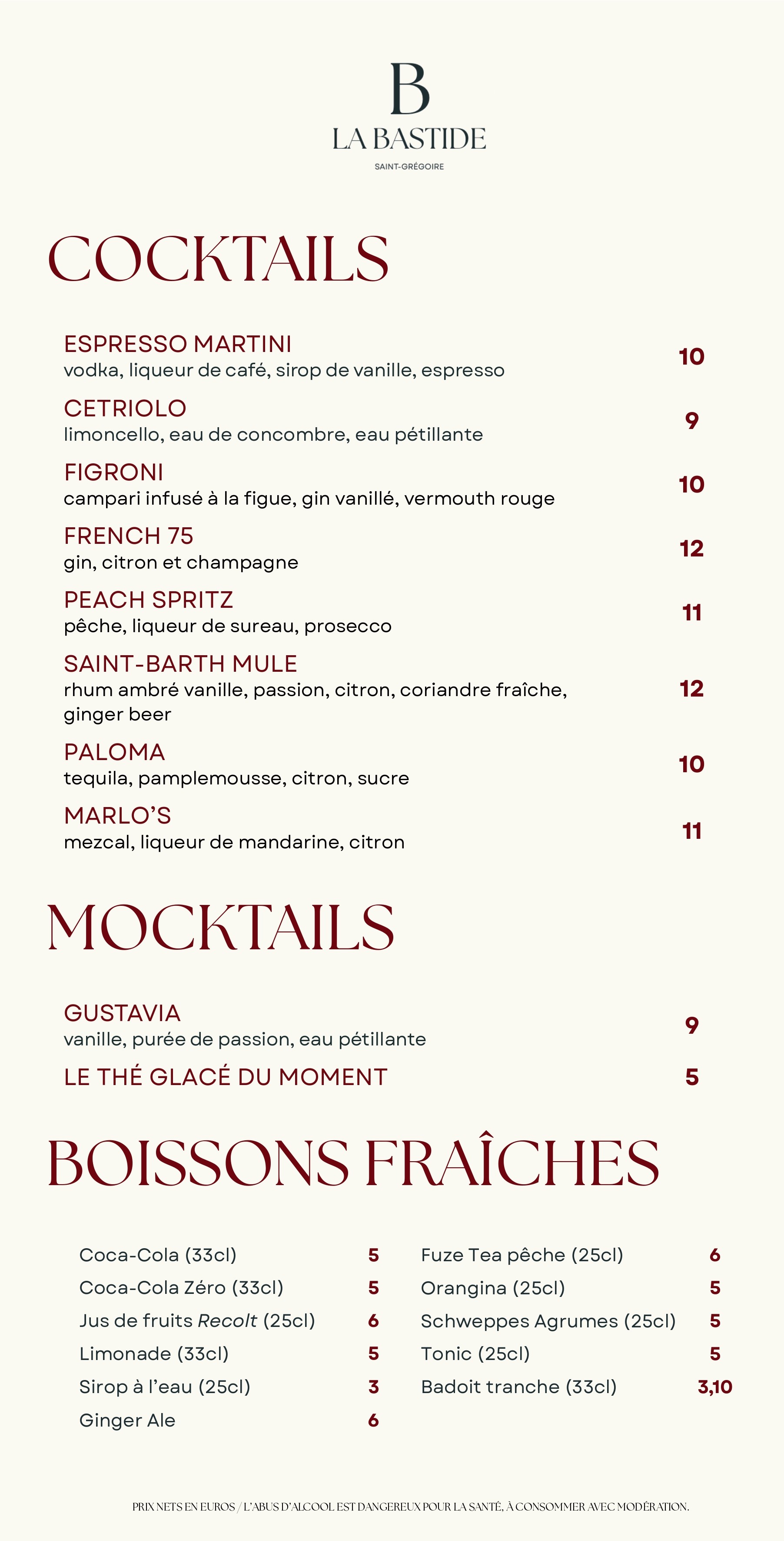 restaurant terrasse saint gregoire